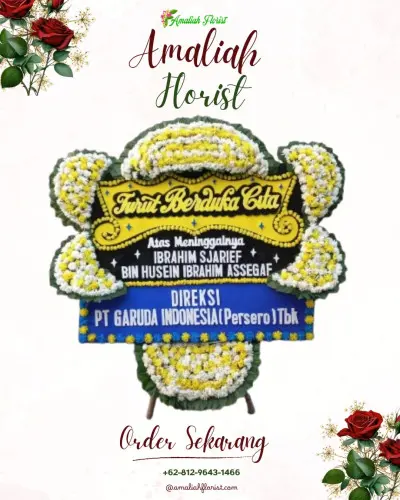 Papan Bunga Duka di Mawa